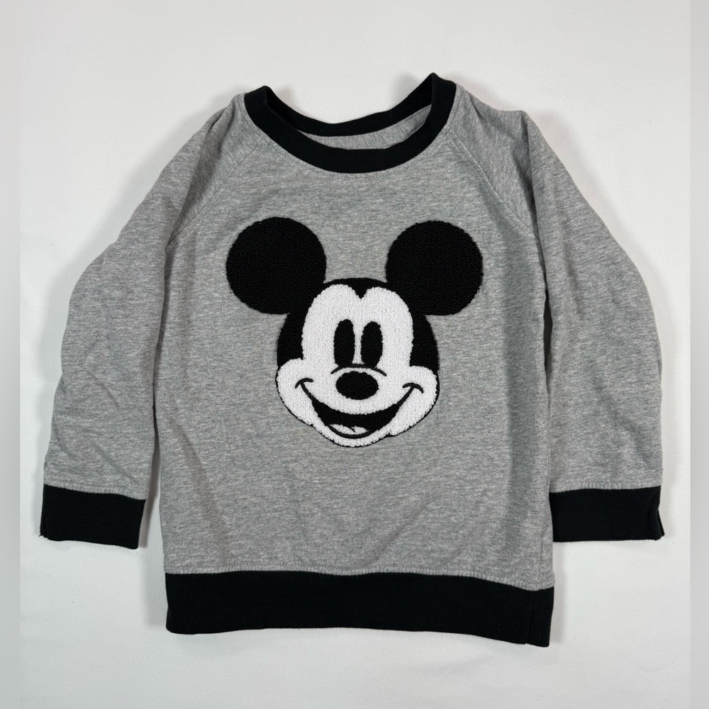 MONICA + ANDY Toddler Boy Mickey Mouse Sweatshirt 2T Disney Organic Cotton Retro